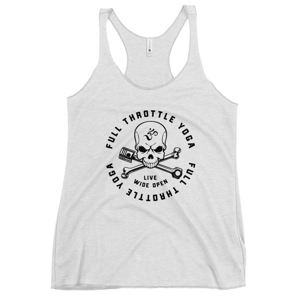 Full Throttle Ladies Raw Racerback Tank