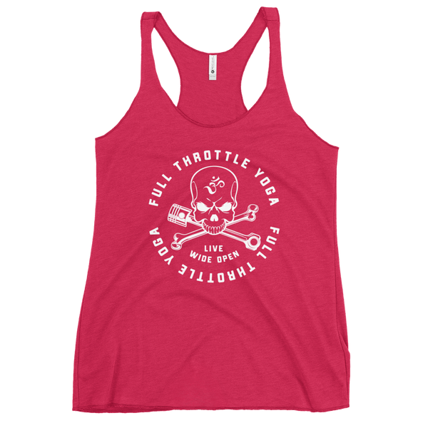 Full Throttle Ladies Raw Racerback Tank