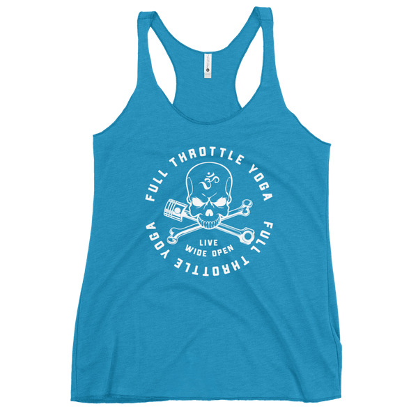 Full Throttle Ladies Raw Racerback Tank