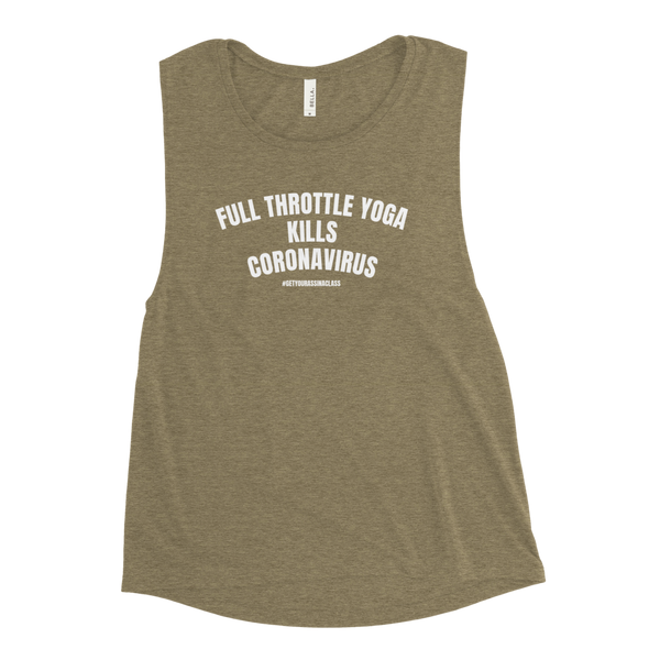 FTY Kills Coronavirus Ladies Muscle Tank